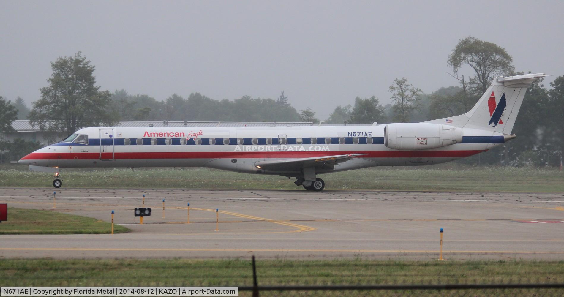 N671AE, 2004 Embraer ERJ-145LR (EMB-145LR) C/N 145793, ENY/EA E145 zx AZO-ORD