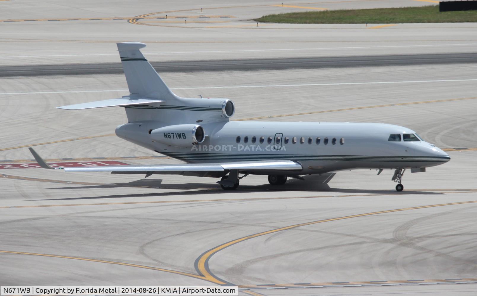 N671WB, 2008 Dassault Falcon 7X C/N 29, Falcon 7X zx