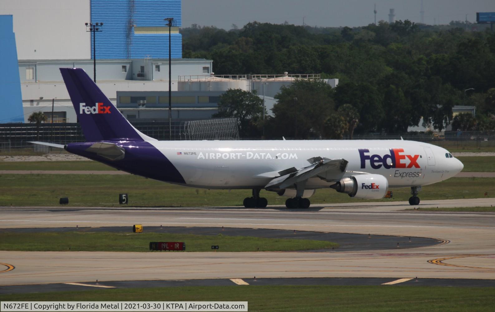 N672FE, 1997 Airbus A300F4-605R C/N 779, FedEx A300 zx