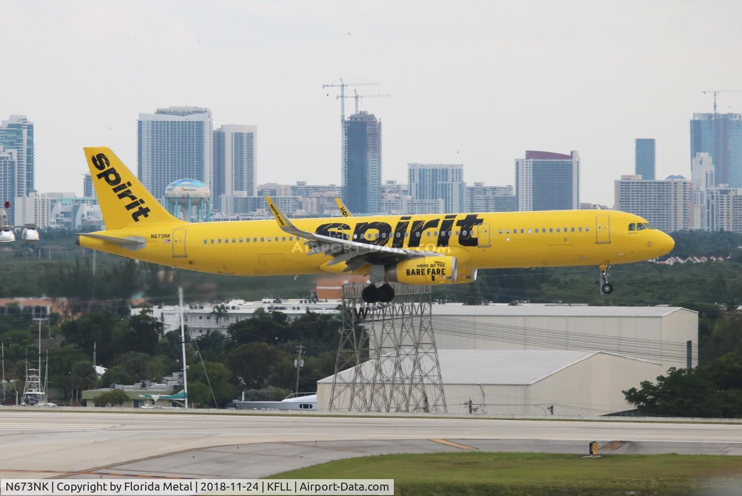 N673NK, 2017 Airbus A321-231SL C/N 7395, NKS A321 zx STT /TIST - FLL
