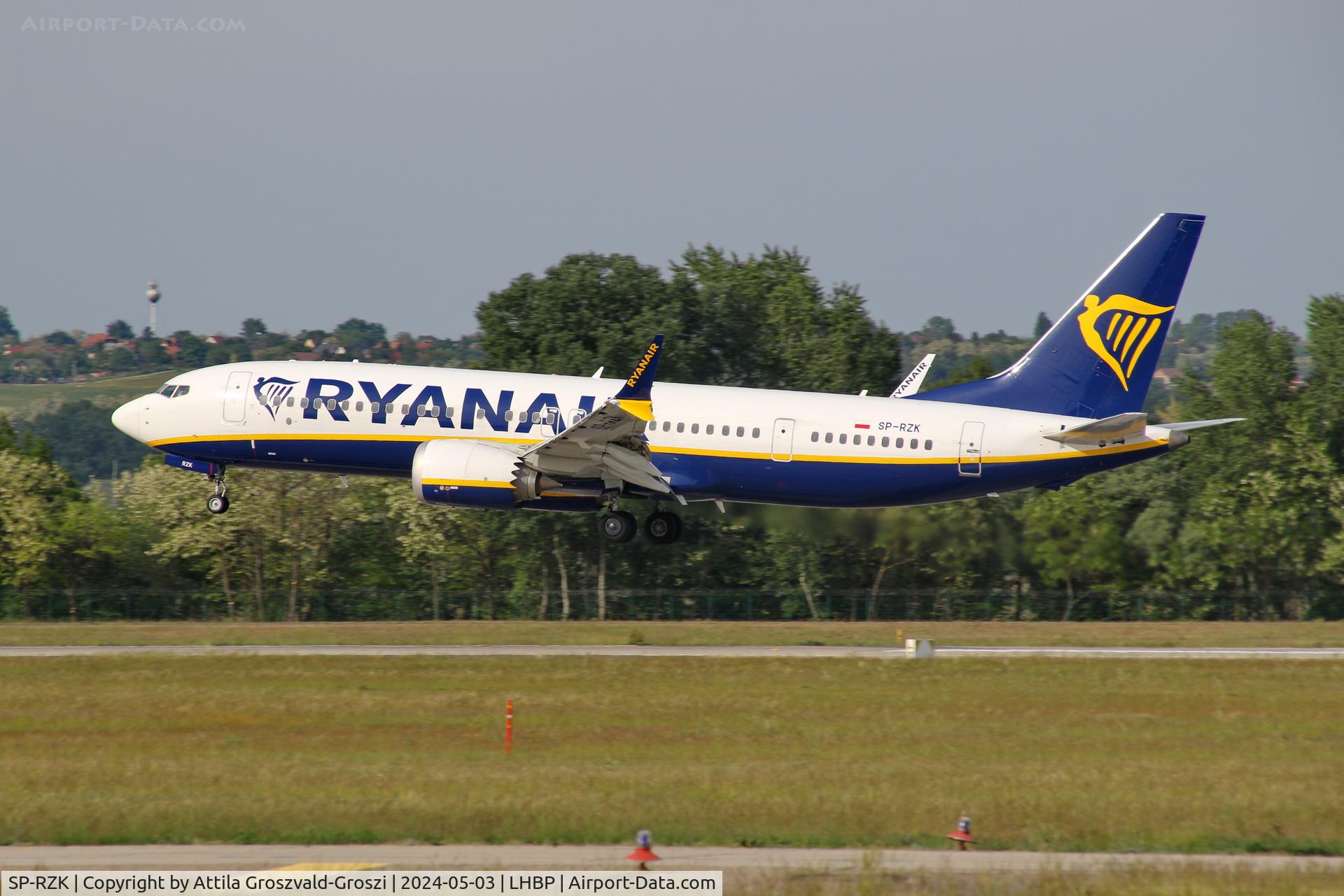 SP-RZK, 2021 Boeing 737-8-200 MAX C/N 62304, LHBP/BUD - Liszt Ferenc International Airport, Hungary