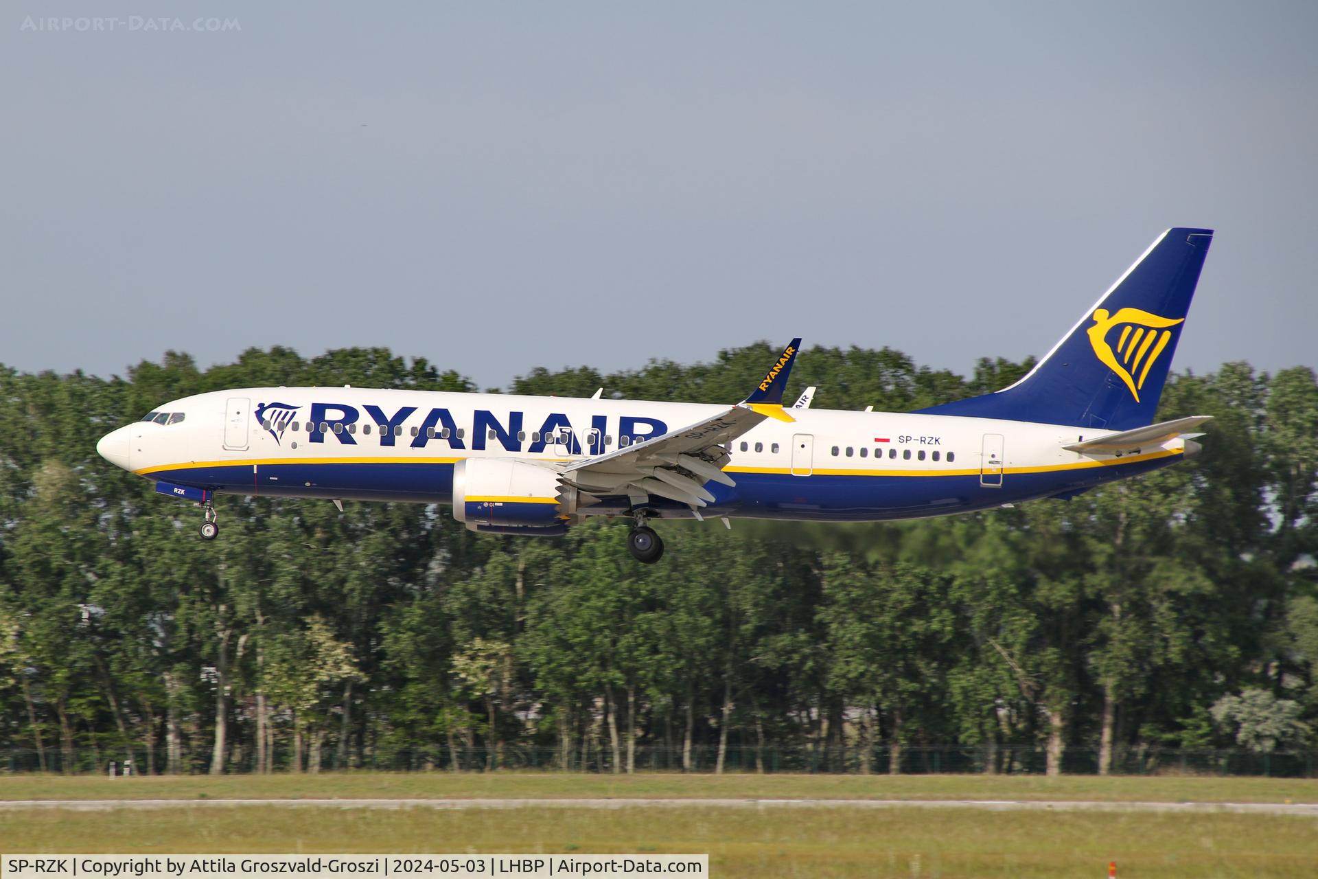 SP-RZK, 2021 Boeing 737-8-200 MAX C/N 62304, LHBP/BUD - Liszt Ferenc International Airport, Hungary