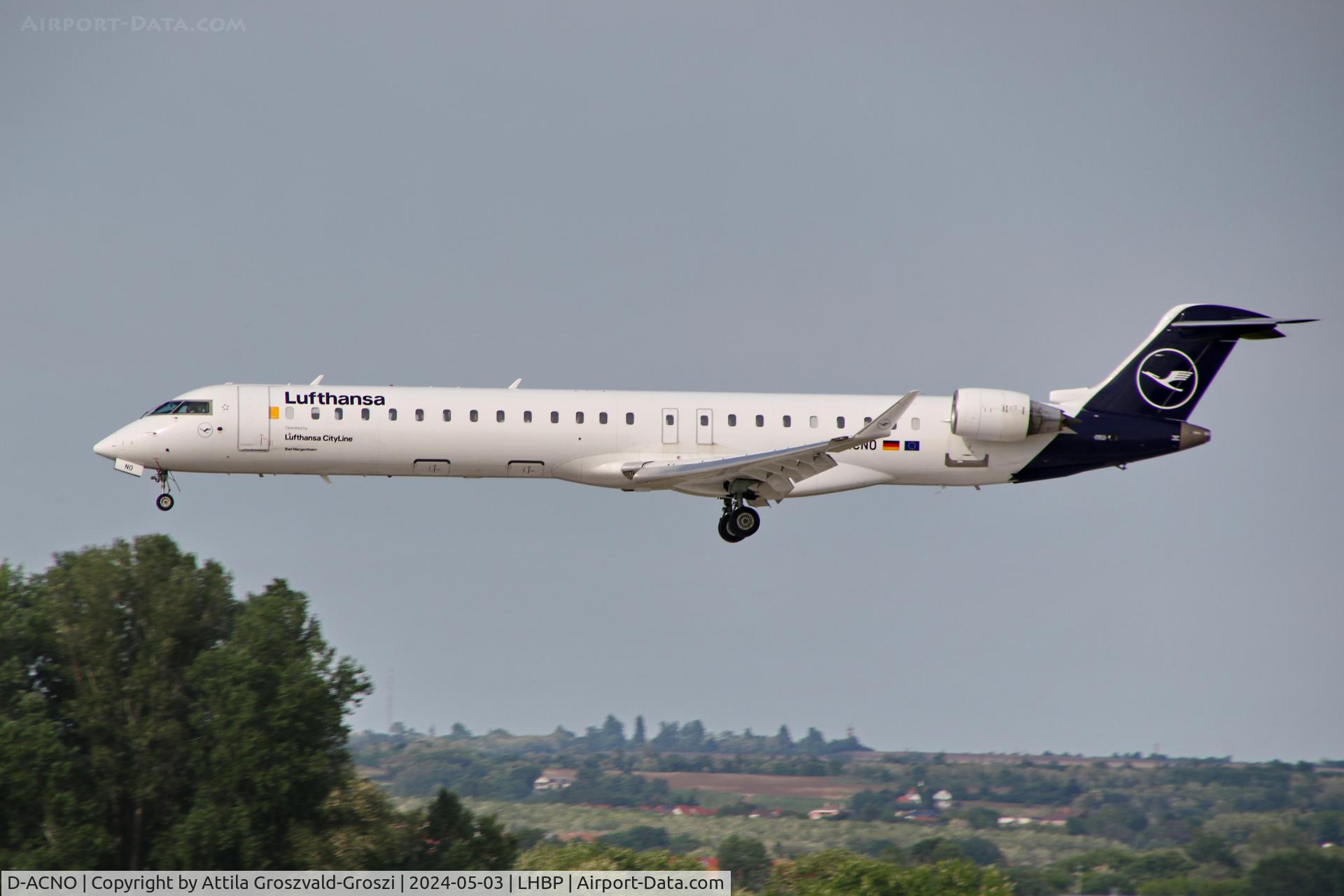 D-ACNO, 2010 Bombardier CRJ-900 NG (CL-600-2D24) C/N 15255, LHBP/BUD - Liszt Ferenc International Airport, Hungary