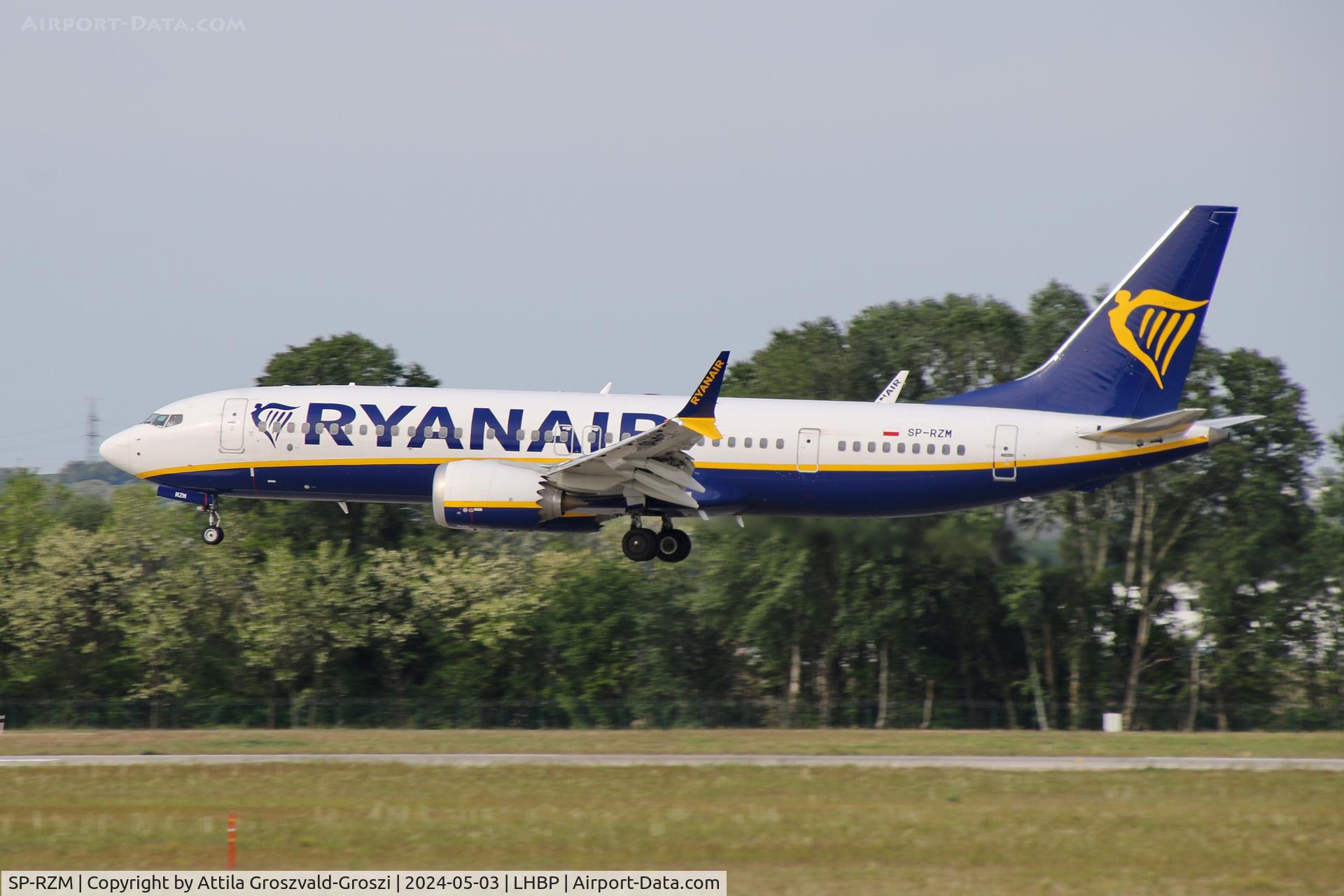 SP-RZM, 2022 Boeing 737-8-200 MAX C/N 62340, LHBP/BUD - Liszt Ferenc International Airport, Hungary