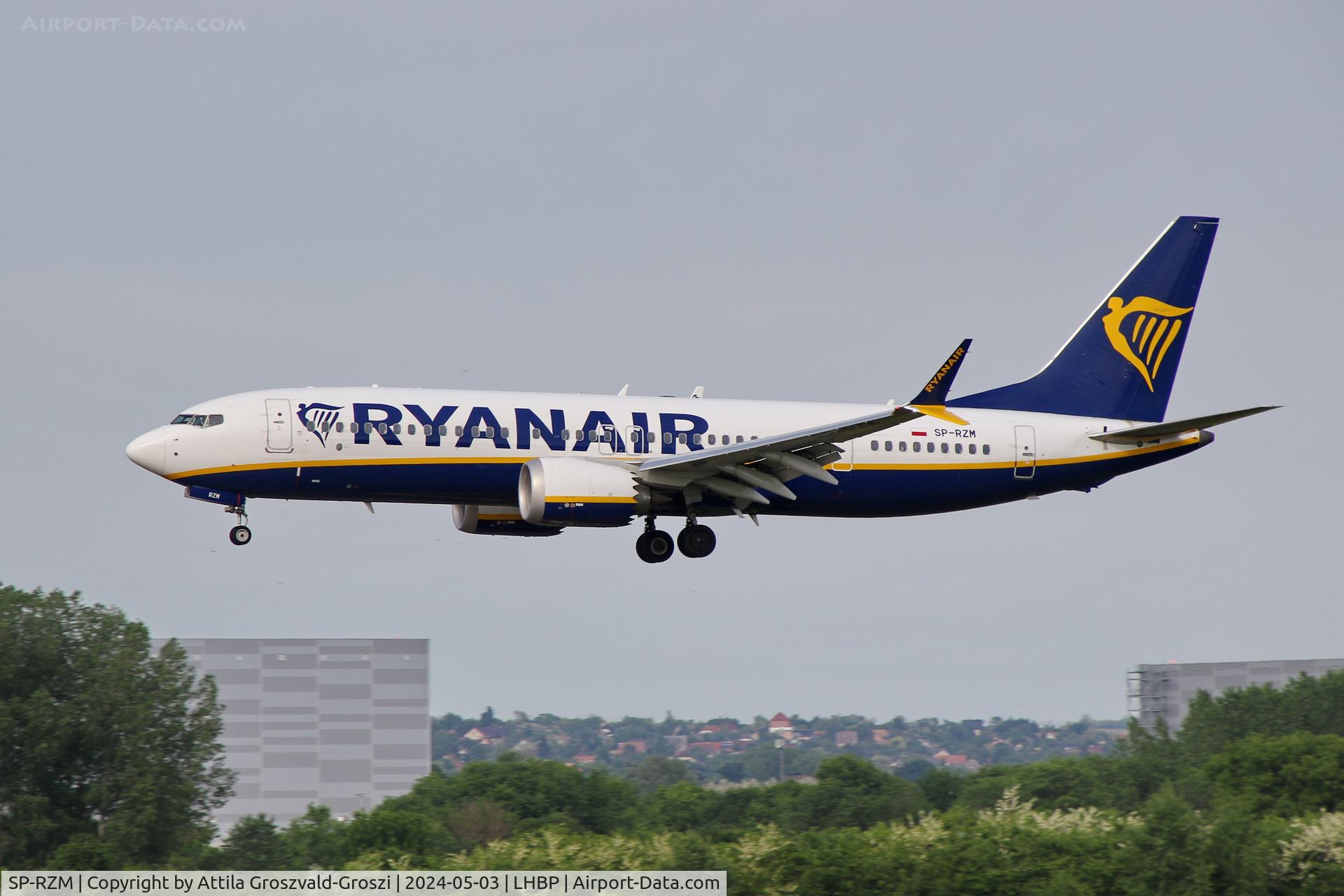 SP-RZM, 2022 Boeing 737-8-200 MAX C/N 62340, LHBP/BUD - Liszt Ferenc International Airport, Hungary