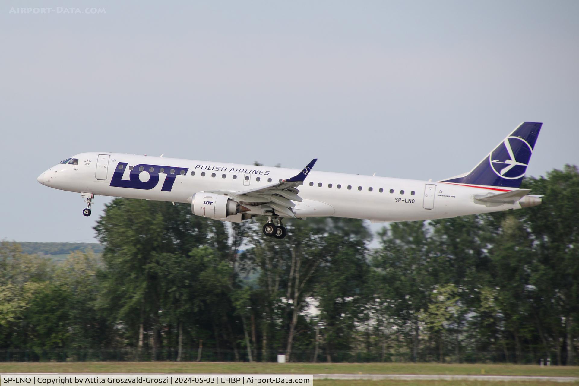 SP-LNO, 2007 Embraer 195LR (ERJ-190-200LR) C/N 19000084, LHBP/BUD - Liszt Ferenc International Airport, Hungary
