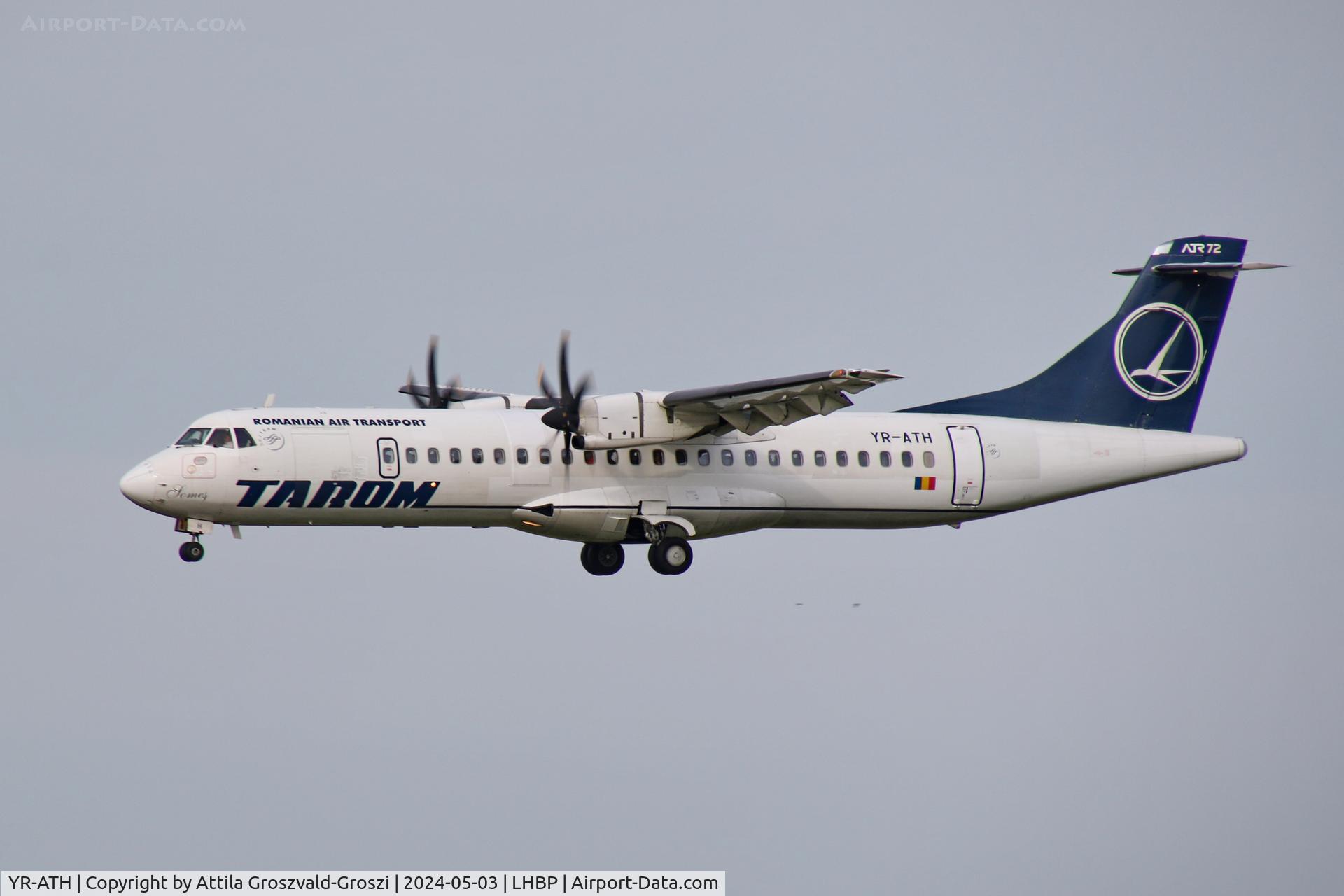 YR-ATH, 2009 ATR 72-212A C/N 861, LHBP/BUD - Liszt Ferenc International Airport, Hungary