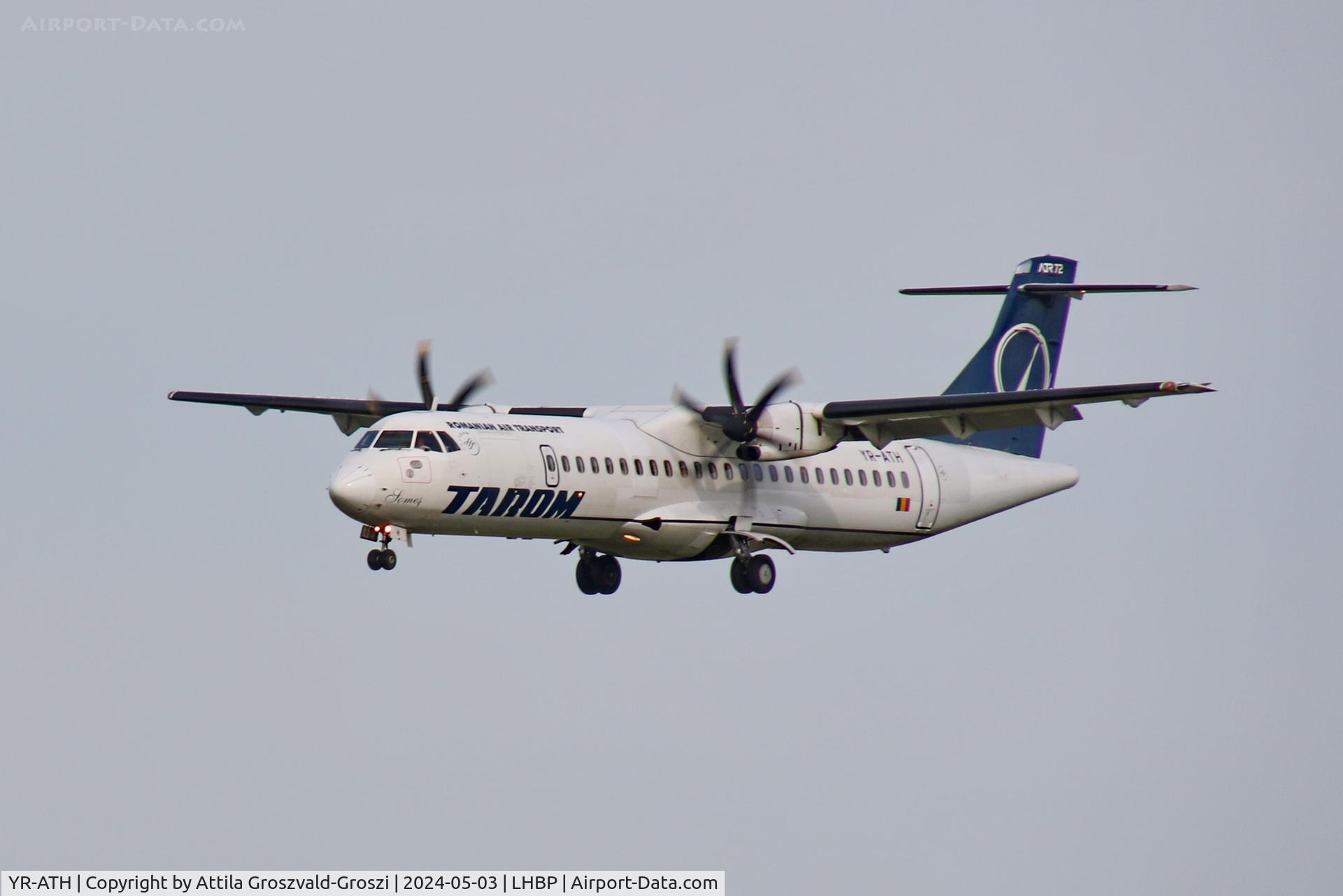 YR-ATH, 2009 ATR 72-212A C/N 861, LHBP/BUD - Liszt Ferenc International Airport, Hungary