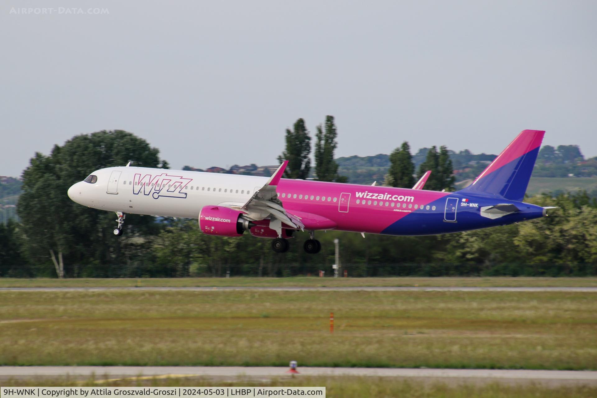 9H-WNK, 2024 Airbus A321-271NX NEO C/N 11816, LHBP/BUD - Liszt Ferenc International Airport, Hungary