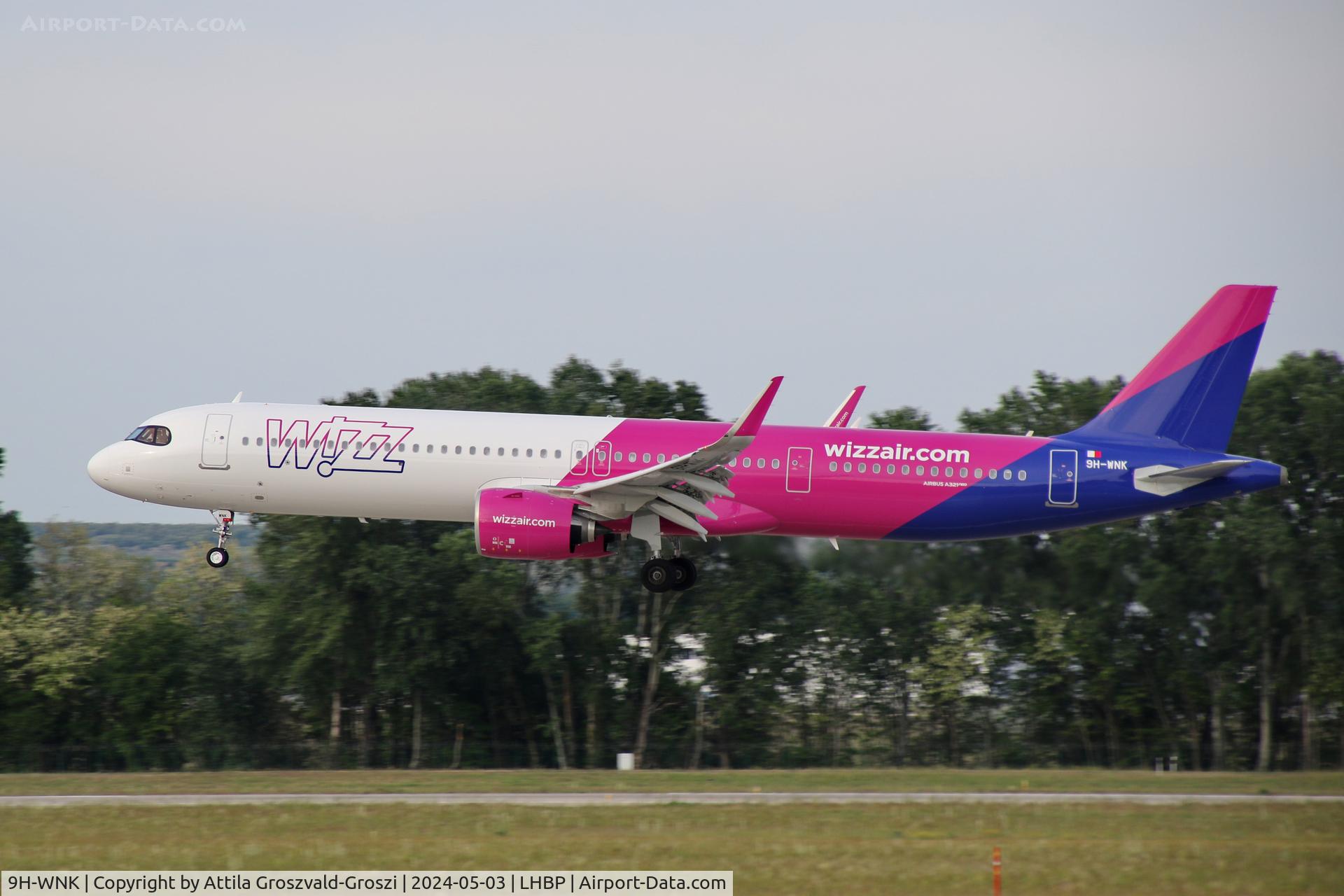 9H-WNK, 2024 Airbus A321-271NX NEO C/N 11816, LHBP/BUD - Liszt Ferenc International Airport, Hungary