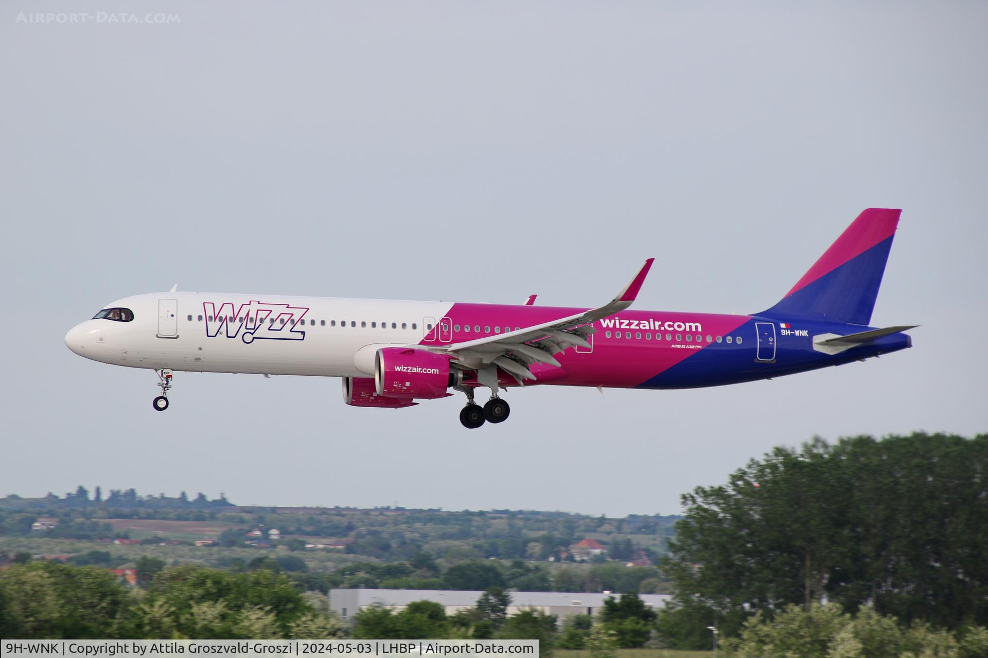 9H-WNK, 2024 Airbus A321-271NX NEO C/N 11816, LHBP/BUD - Liszt Ferenc International Airport, Hungary