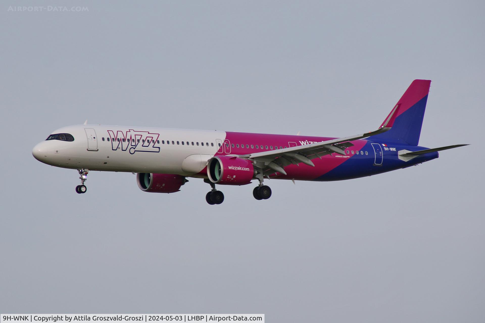 9H-WNK, 2024 Airbus A321-271NX NEO C/N 11816, LHBP/BUD - Liszt Ferenc International Airport, Hungary