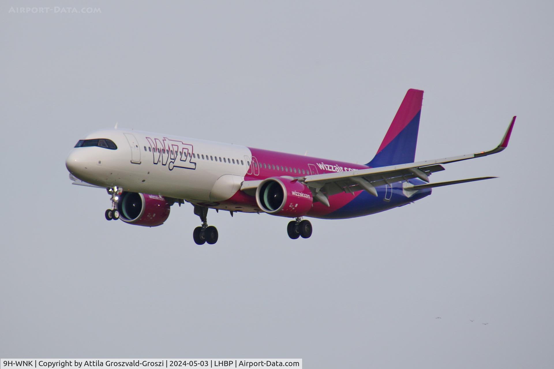9H-WNK, 2024 Airbus A321-271NX NEO C/N 11816, LHBP/BUD - Liszt Ferenc International Airport, Hungary