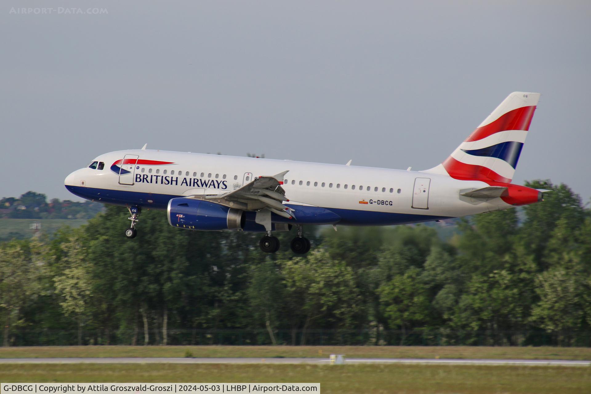 G-DBCG, 2005 Airbus A319-131 C/N 2694, LHBP/BUD - Liszt Ferenc International Airport, Hungary