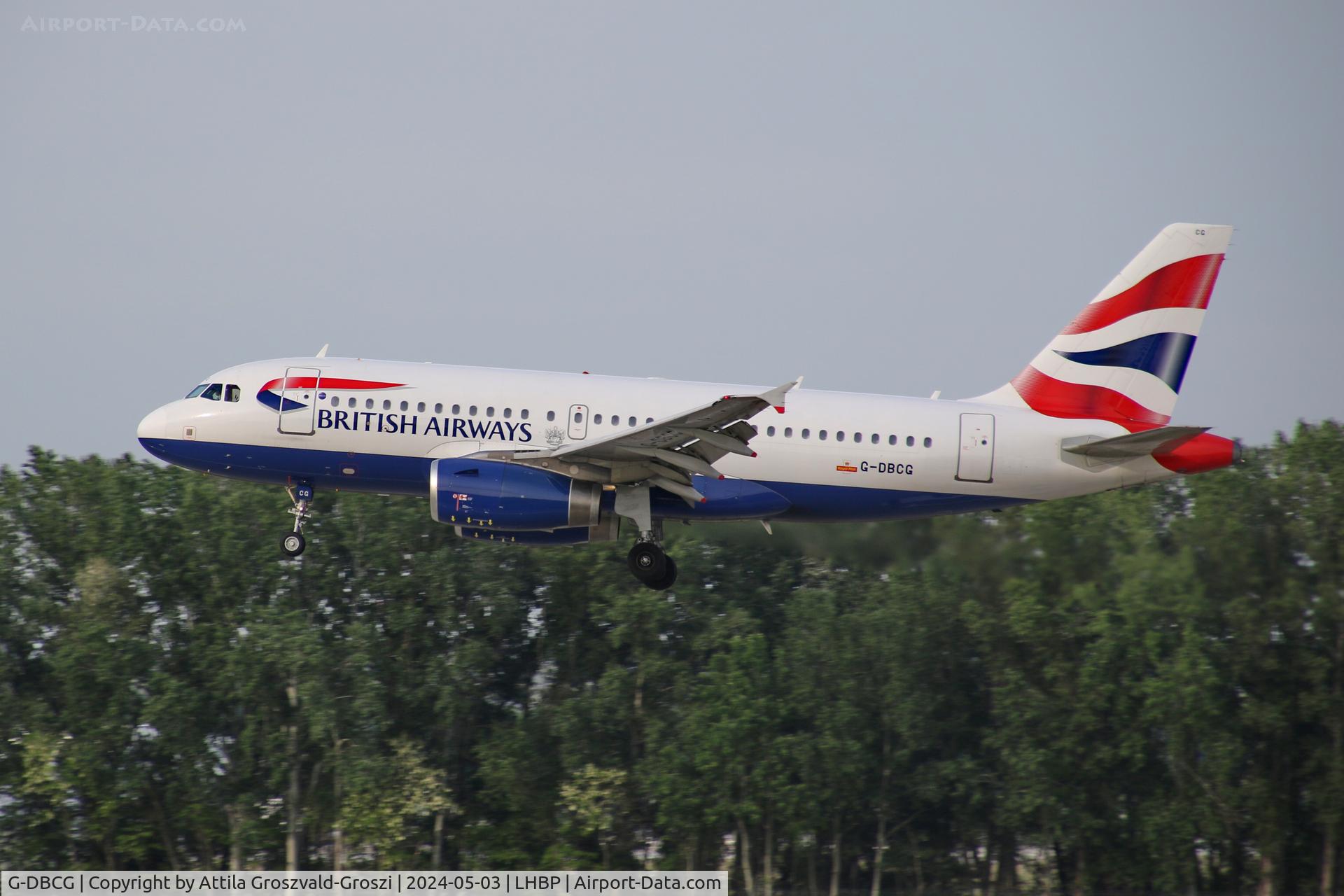 G-DBCG, 2005 Airbus A319-131 C/N 2694, LHBP/BUD - Liszt Ferenc International Airport, Hungary