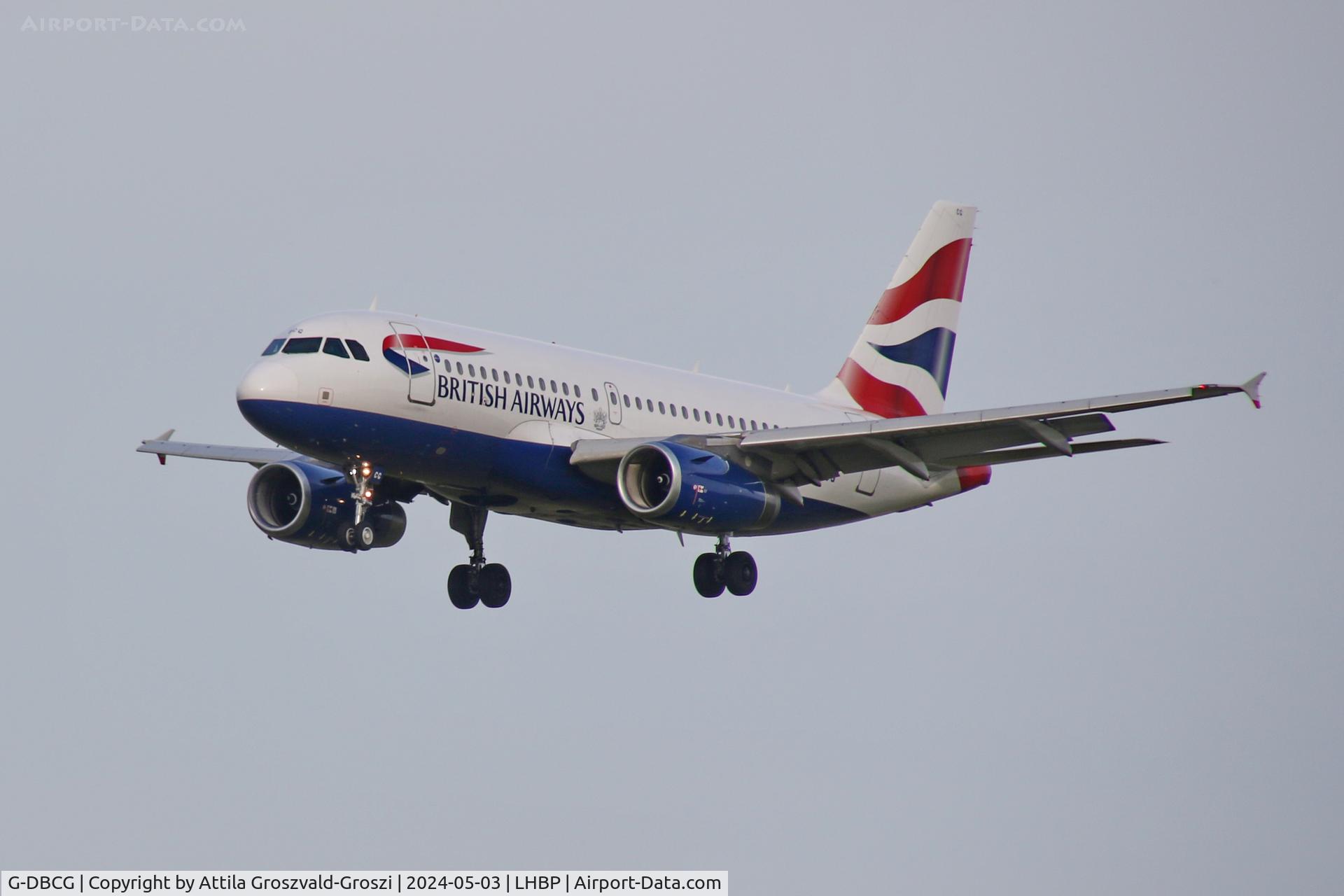 G-DBCG, 2005 Airbus A319-131 C/N 2694, LHBP/BUD - Liszt Ferenc International Airport, Hungary