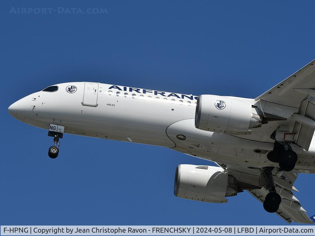 F-HPNG, 2023 Airbus A220-371 C/N 55243, Paris (CDG) Bordeaux (BOD) AF7432