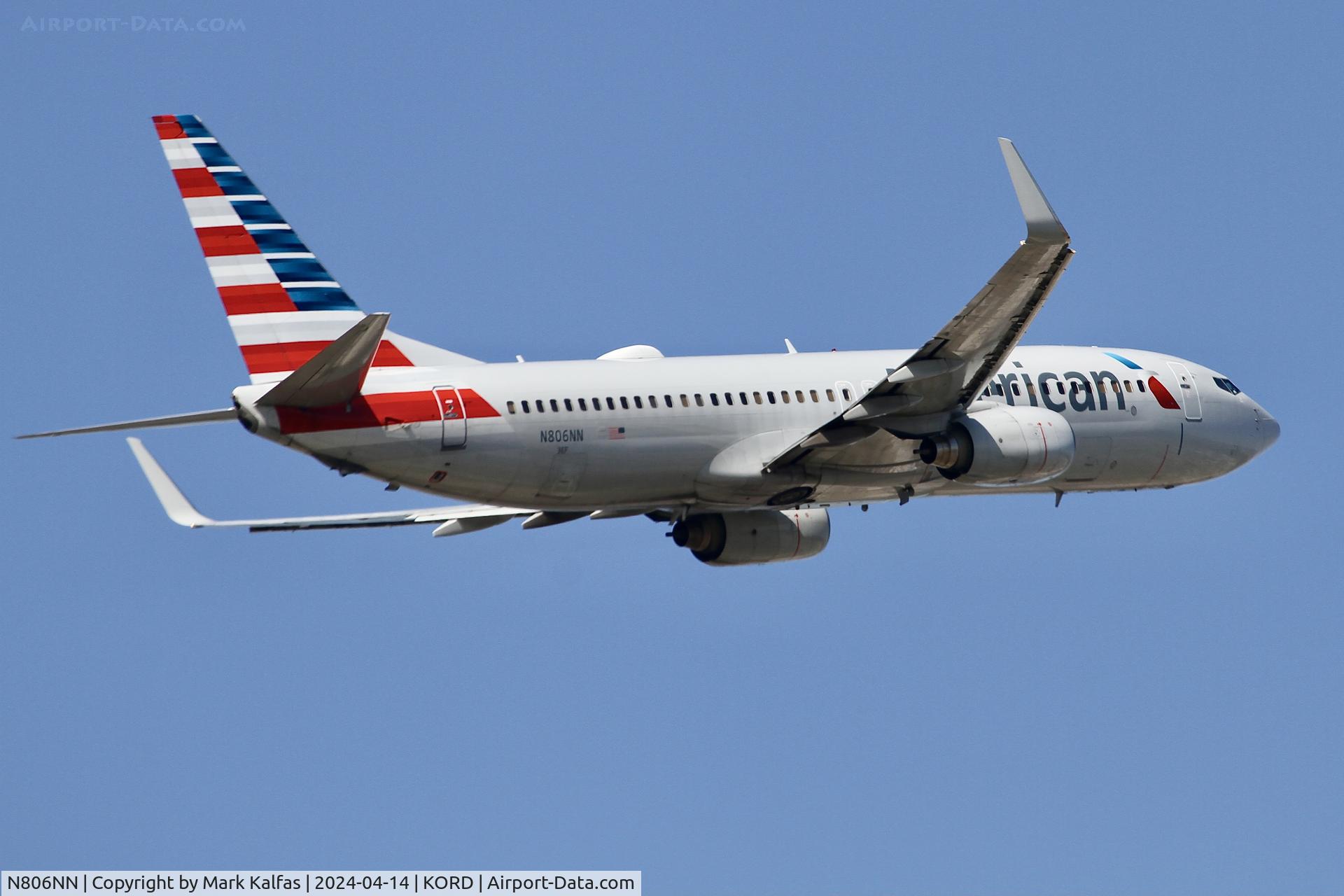 N806NN, 2009 Boeing 737-823 C/N 29561, B738 American Airlines Boeing 737-823 N806NN AAL1826 ORD-MIA separting 10C KORD