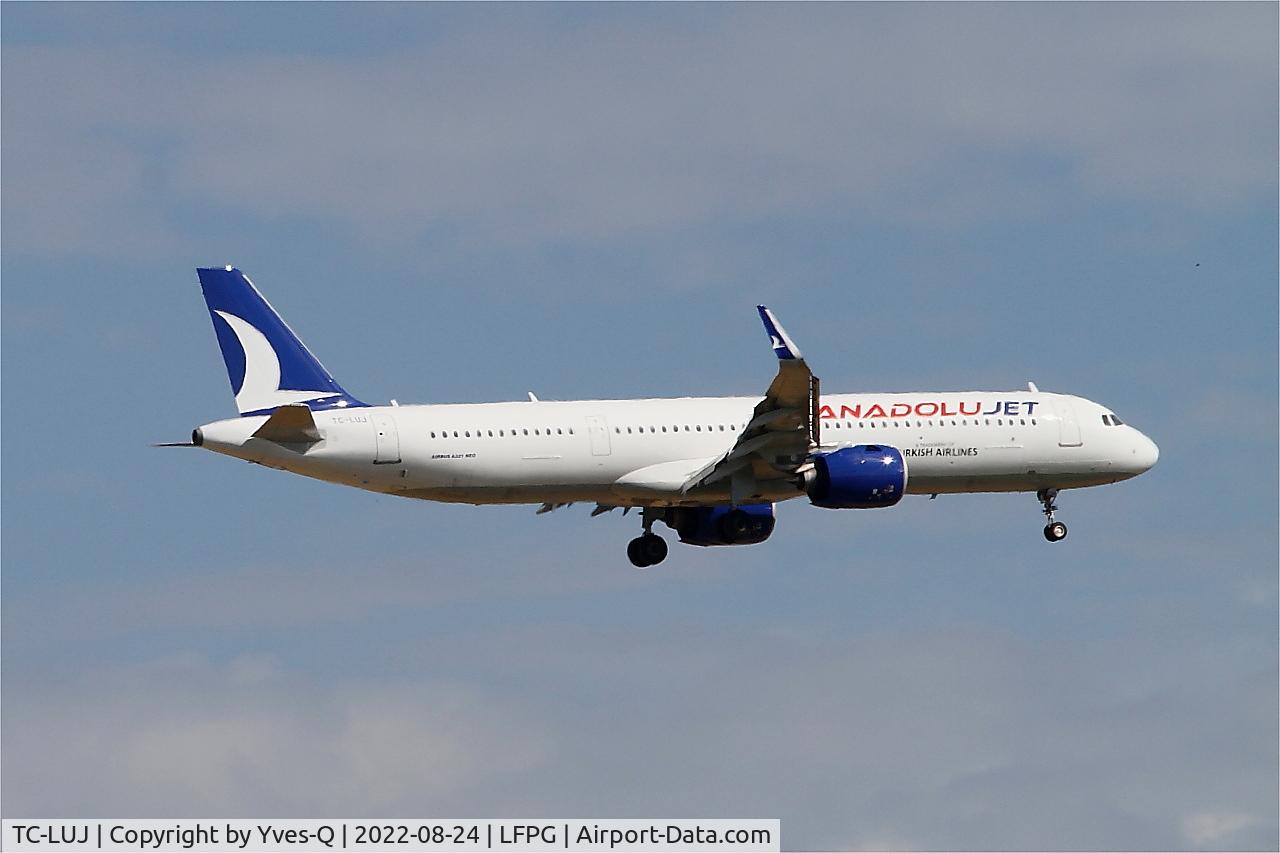 TC-LUJ, Airbus A321-271NX C/N 10883, Airbus A321-271NX, On final rwy 09L, Roissy Charles De Gaulle airport (LFPG-CDG)