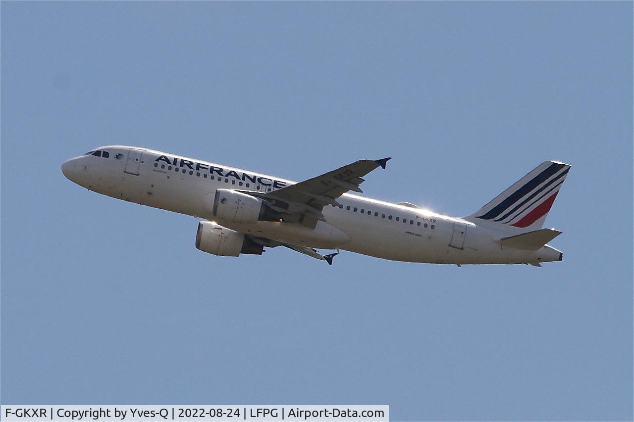 F-GKXR, 2009 Airbus A320-214 C/N 3795, Airbus A320-214, Take off rwy 08L, Roissy Charles De Gaulle airport (LFPG-CDG)