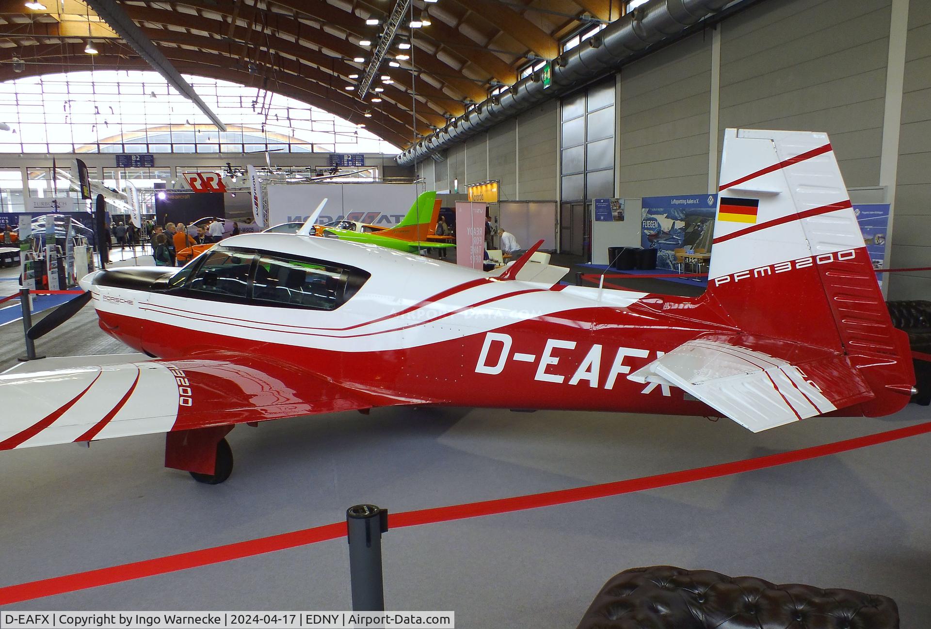 D-EAFX, 1986 Mooney M20K C/N 25-0865, Mooney PM20K with Porsche PFM 3200 engine at the AERO 2024, Friedrichshafen