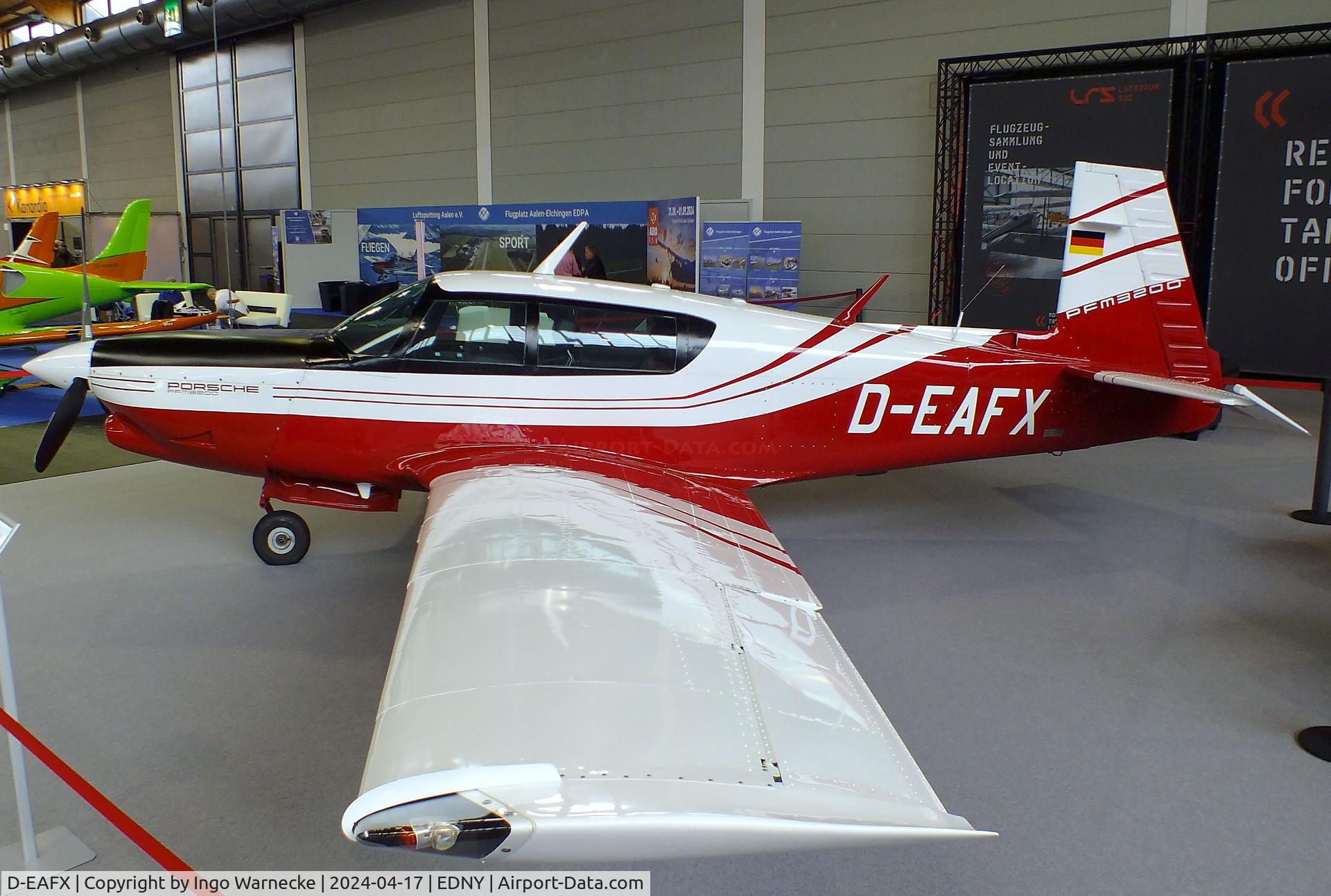 D-EAFX, 1986 Mooney M20K C/N 25-0865, Mooney PM20K with Porsche PFM 3200 engine at the AERO 2024, Friedrichshafen