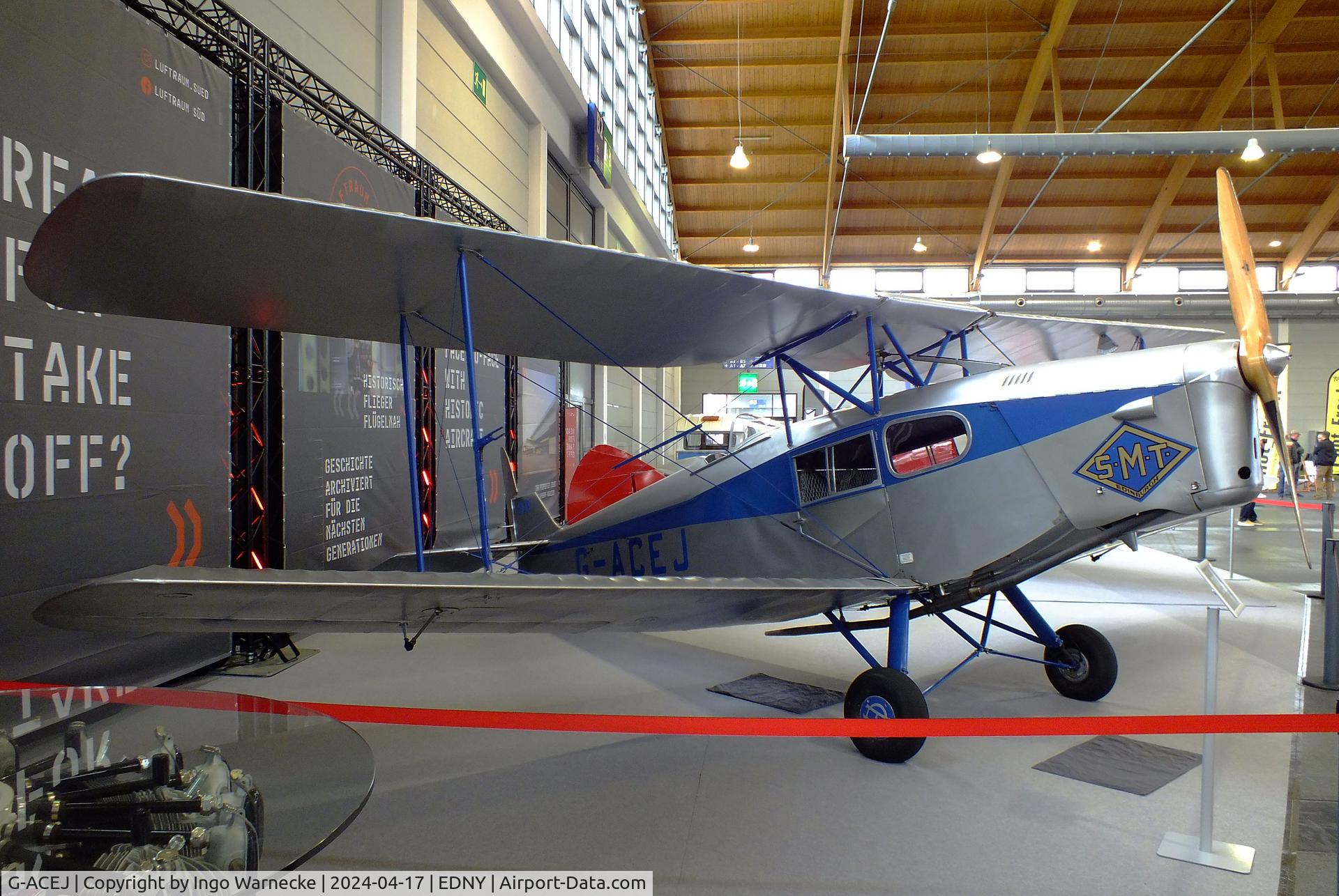 G-ACEJ, 1933 De Havilland DH.83 Fox Moth C/N 4069, De Havilland D.H.83 Fox Moth at the AERO 2024, Friedrichshafen