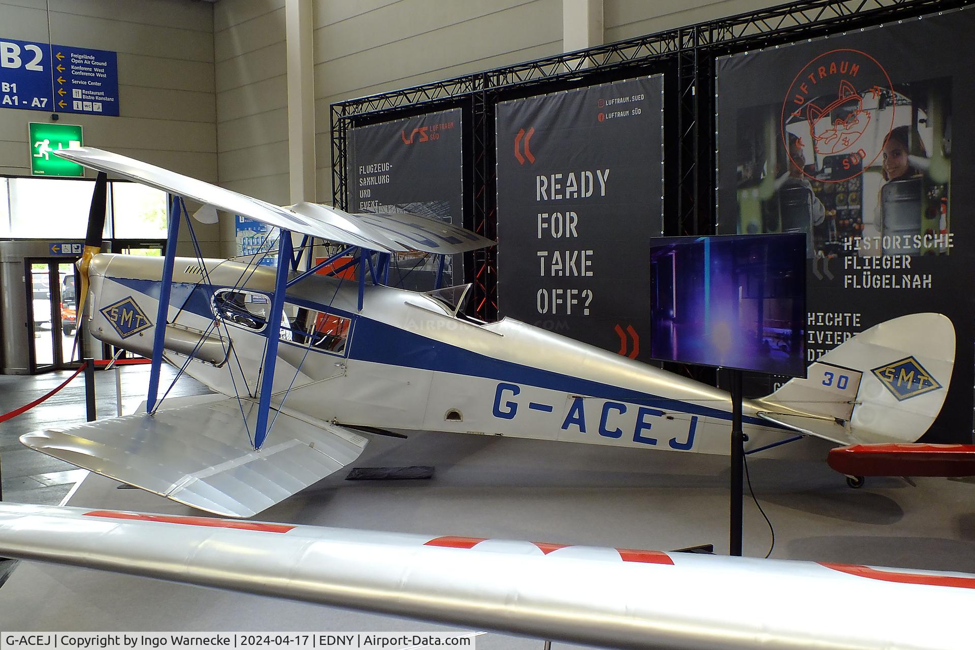 G-ACEJ, 1933 De Havilland DH.83 Fox Moth C/N 4069, De Havilland D.H.83 Fox Moth at the AERO 2024, Friedrichshafen