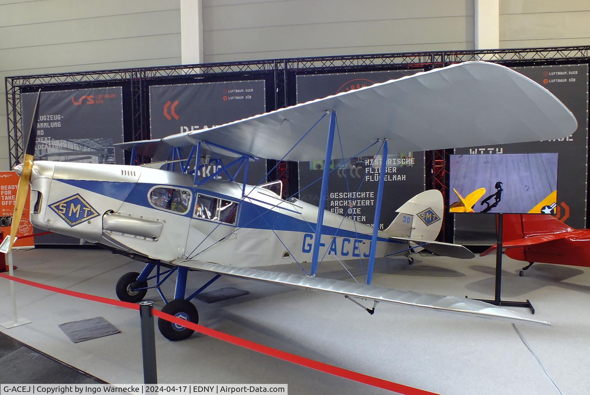 G-ACEJ, 1933 De Havilland DH.83 Fox Moth C/N 4069, De Havilland D.H.83 Fox Moth at the AERO 2024, Friedrichshafen
