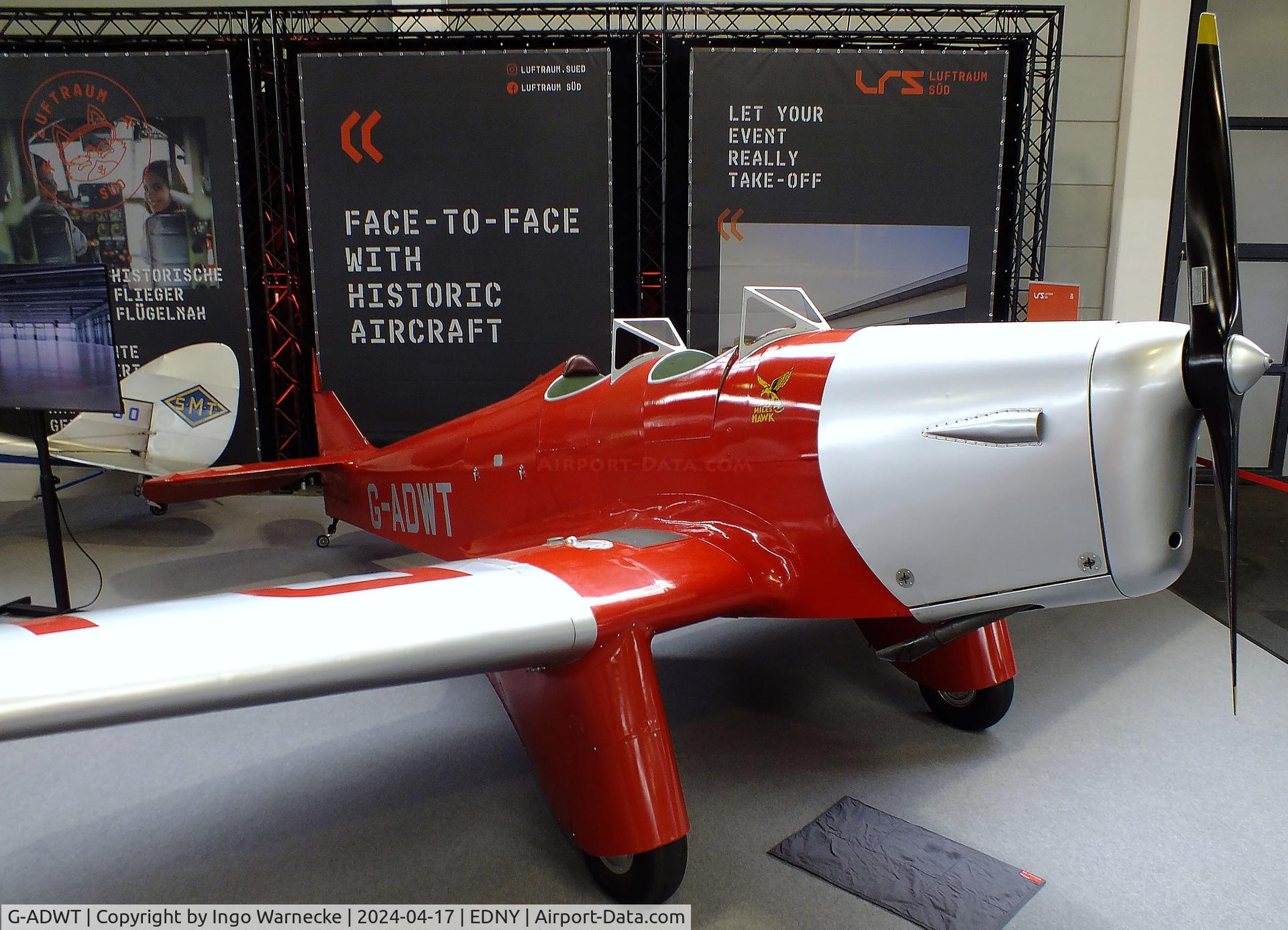 G-ADWT, 1935 Miles M2W Hawk Trainer C/N 215, Miles M.2W Hawk Trainer at the AERO 2024, Friedrichshafen