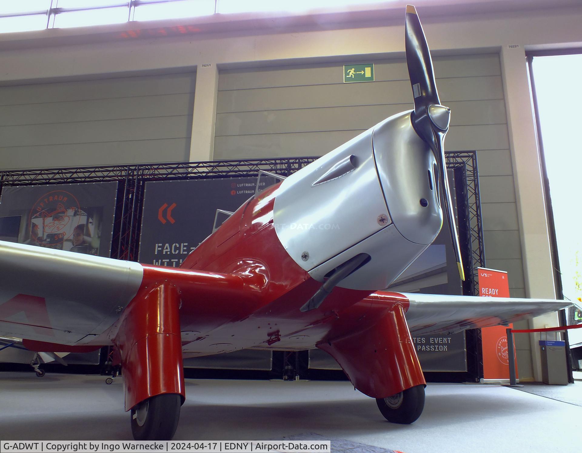 G-ADWT, 1935 Miles M2W Hawk Trainer C/N 215, Miles M.2W Hawk Trainer at the AERO 2024, Friedrichshafen