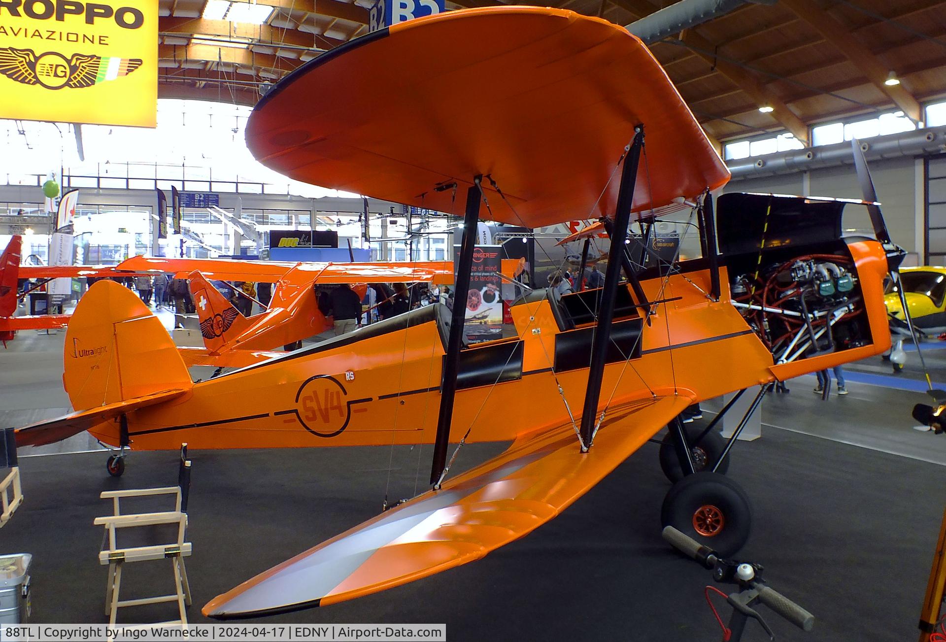 88TL, 2023 Ultralight Concept SV4-RS C/N 76, Ultralight Concept Stampe SV4-RS UL at the AERO 2024, Friedrichshafen