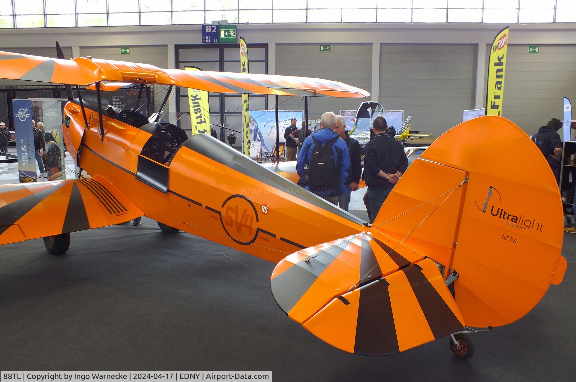 88TL, 2023 Ultralight Concept SV4-RS C/N 76, Ultralight Concept Stampe SV4-RS UL at the AERO 2024, Friedrichshafen