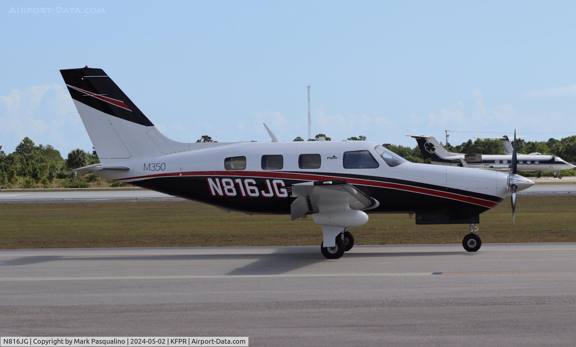N816JG, 2016 Piper PA-46-350P Malibu Mirage C/N 4636696, Piper PA-36-250P