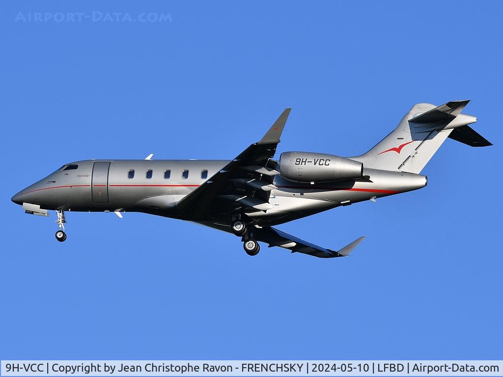 9H-VCC, 2015 Bombardier Challenger 350 (BD-100-1A10) C/N 20535, Northolt (NHT)	Bordeaux (BOD)	VJT426