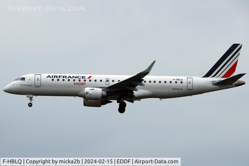 F-HBLQ, 2020 Embraer 190STD (ERJ-190-100STD) C/N 19000773, Landing