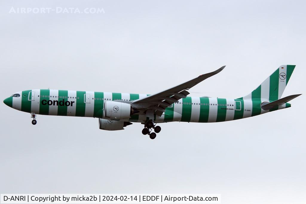 D-ANRI, 2023 Airbus A330-941N C/N 2026, Landing
