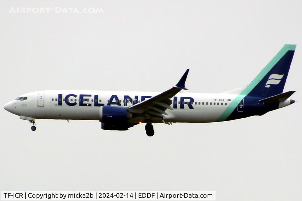TF-ICR, 2021 Boeing 737-8 MAX C/N 44362, Landing