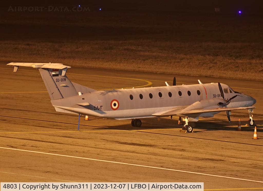 4803, Beech 1900C C/N UC-15, Night stop at the General Aviation area...