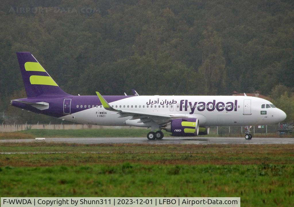 F-WWDA, 2023 Airbus A320-251N C/N 11821, C/n 11821 - To be HZ-FBF