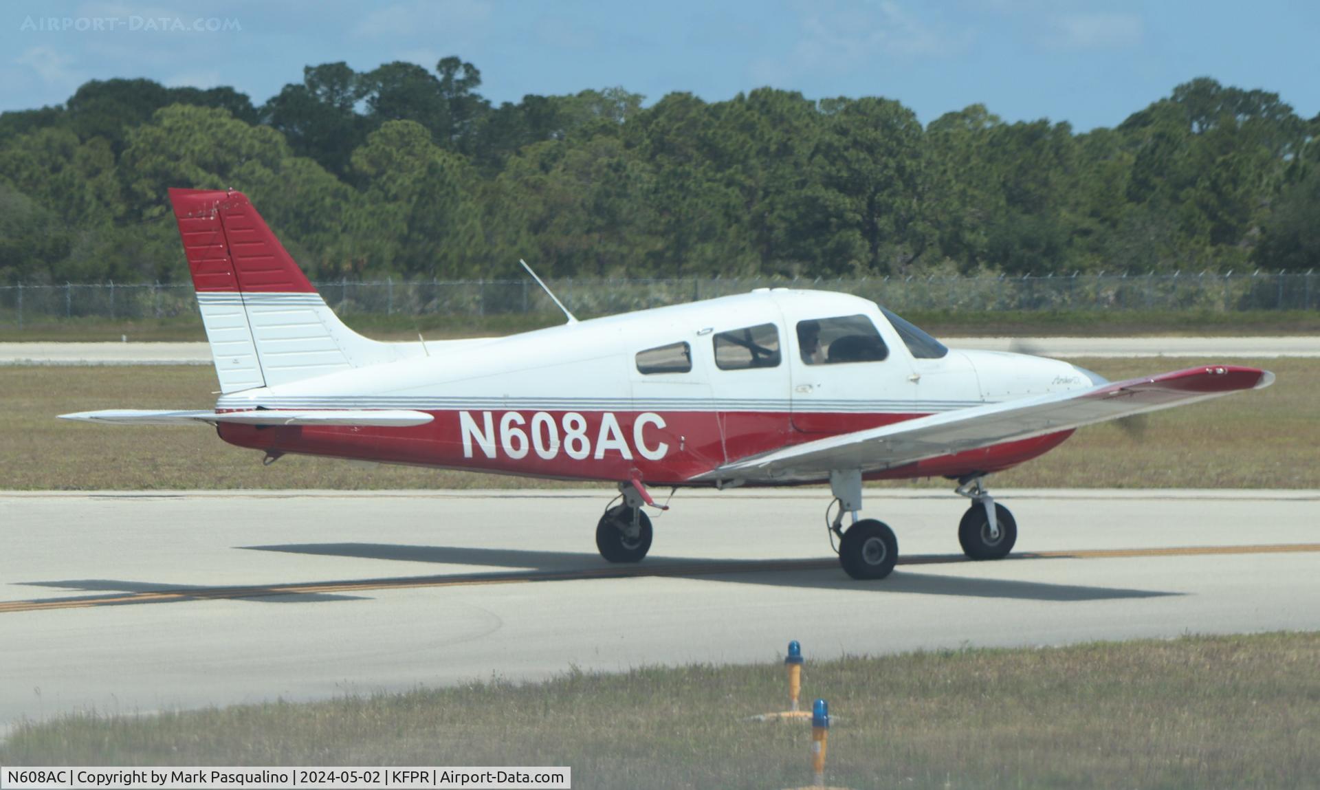 N608AC, 2022 Piper PA-28-181 C/N 2843758, Piper PA-28-181