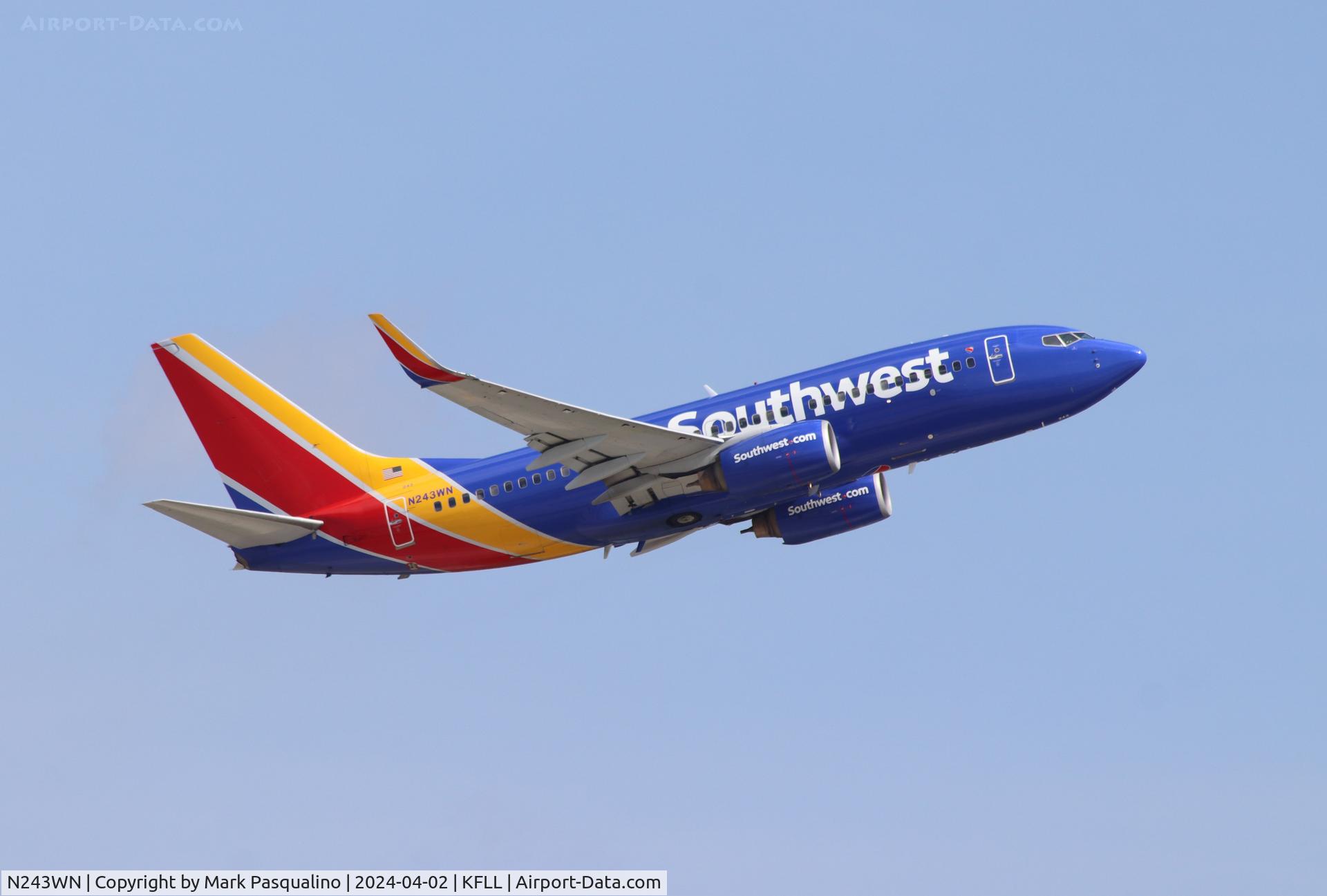N243WN, 2006 Boeing 737-7H4 C/N 34863, Boeing 737-7H4