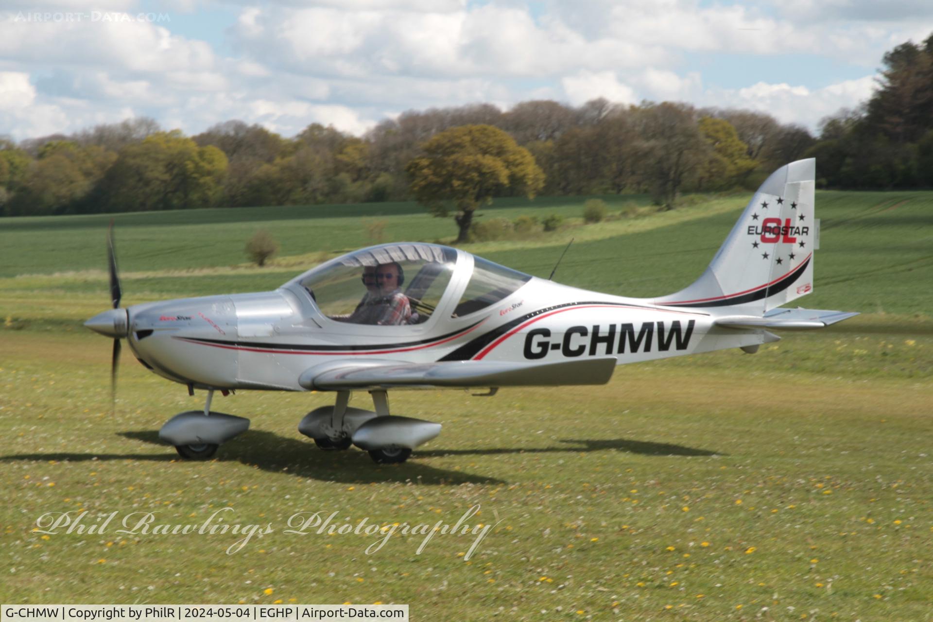 G-CHMW, 2013 Aerotechnik EV-97 Eurostar SL C/N LAA 315B-15158, G-CHMW 2013 Aerotechnik EV-97 Eurostar SL Popham 04.05.24