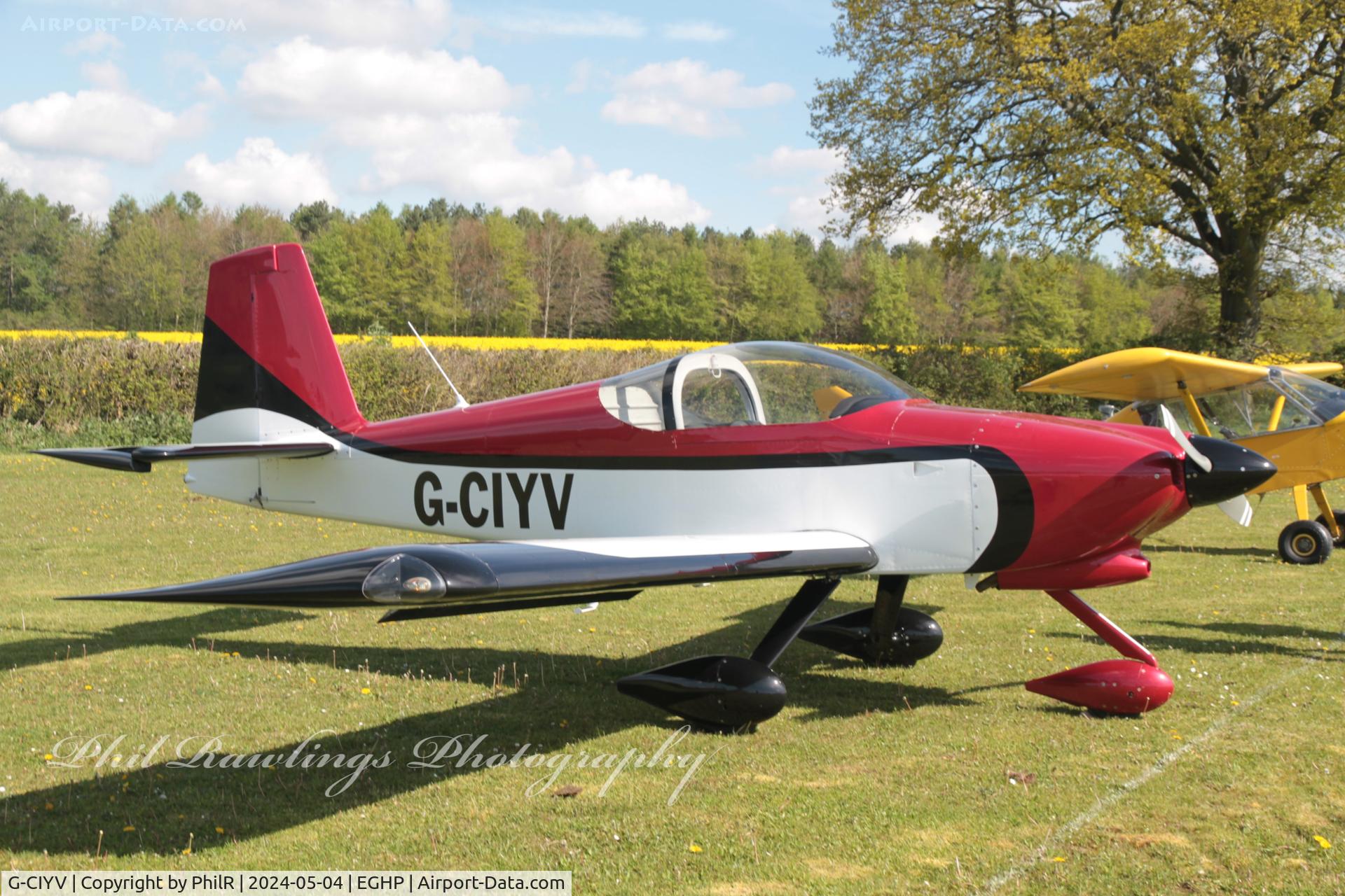 G-CIYV, 2016 Vans RV-9A C/N PFA 320-14110, G-CIYV 2019 VANS RV-9A Popham 04.05.24