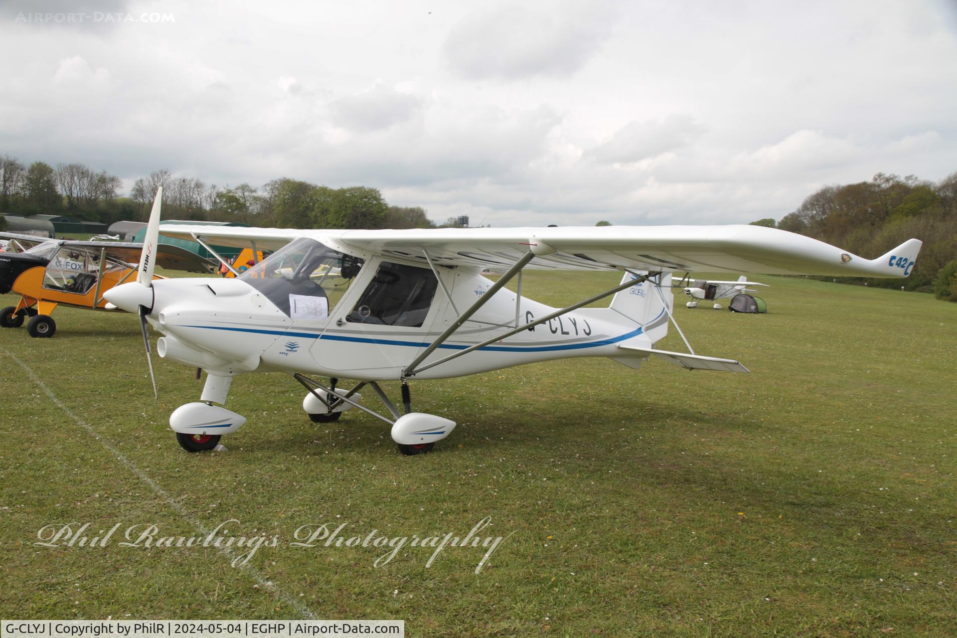 G-CLYJ, Comco Ikarus C42 FB100 Charlie C/N 2011-7620, G-CLYJ 2021 The Light Aircraft Co Ltd Ikarus C42 FB100 Charlie Popham 05.05.24