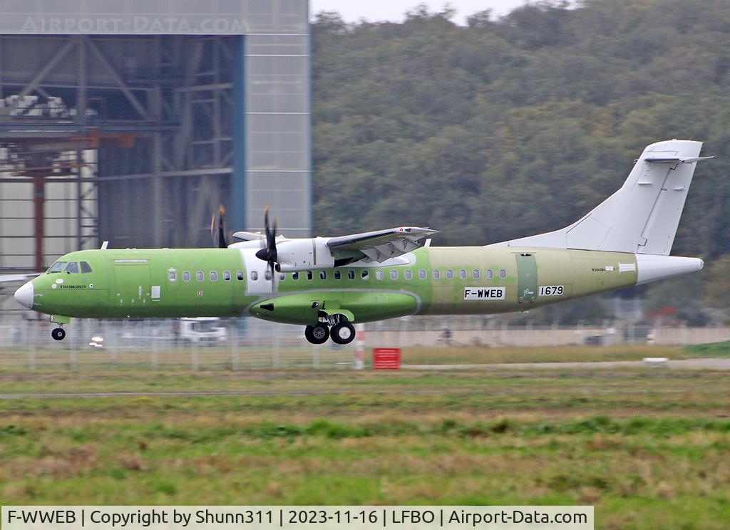 F-WWEB, 2023 ATR 72-600 C/N 1679, C/n 1679 - For Indigo Airlines as VT-IRL