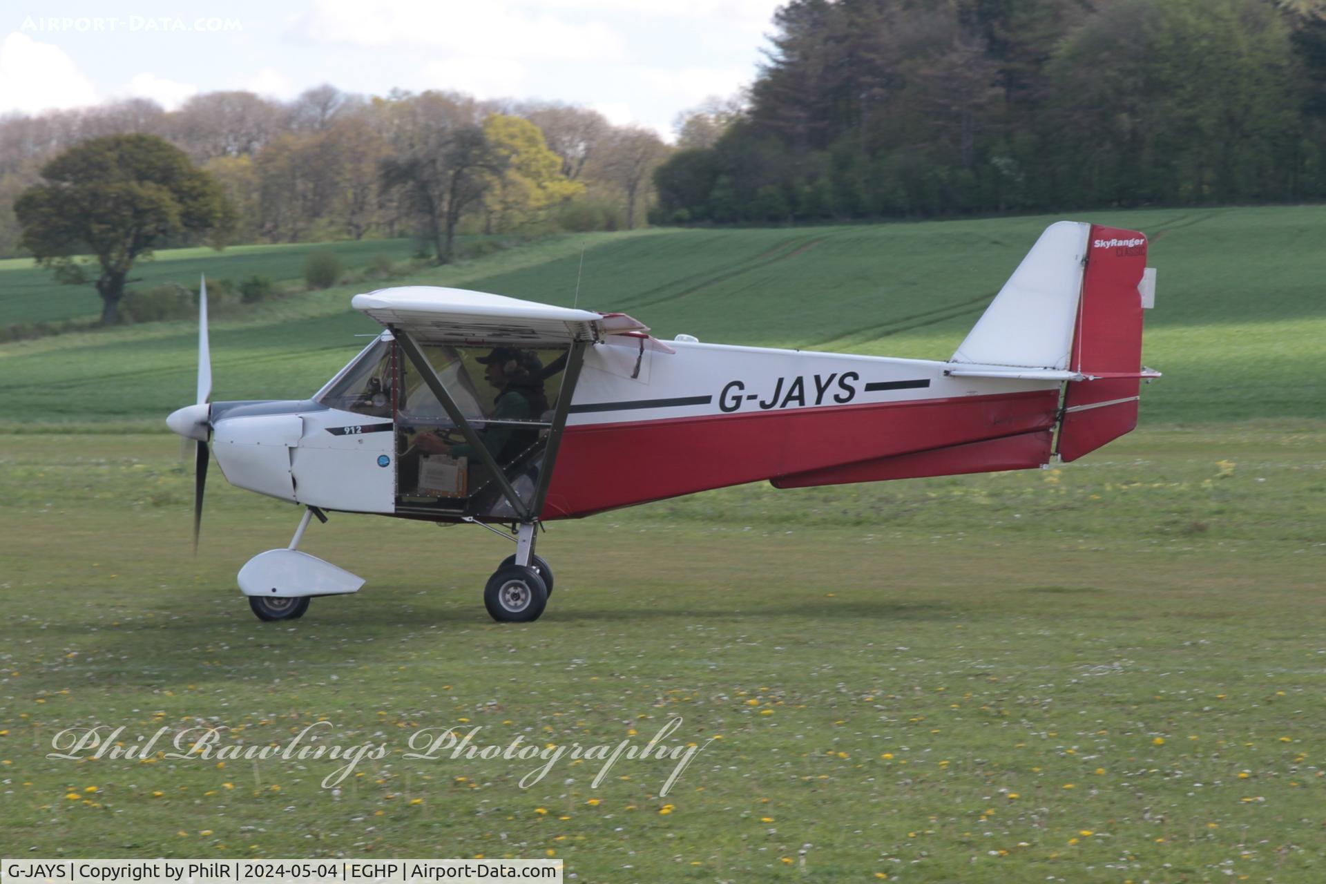 G-JAYS, 2004 Skyranger 912S(1) C/N BMAA/HB/433, G-JAYS 2004 Skyranger 912S(1) Popham 04.05.24