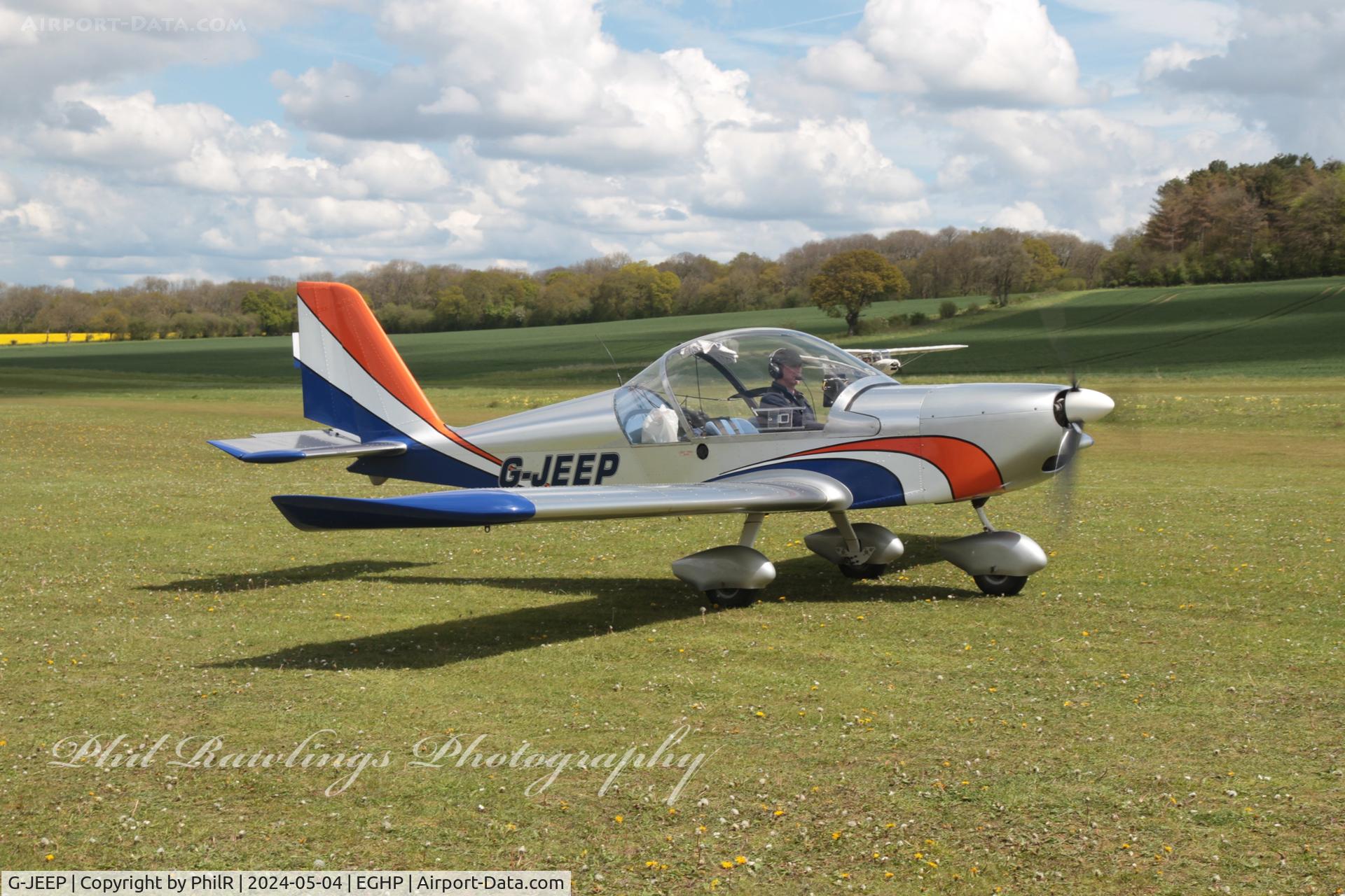 G-JEEP, 2002 Aerotechnik EV-97A Eurostar C/N PFA 315-13888, G-JEEP 2002 Aerotechnik EV-97 Eurostar Popham 04.05.24 (2)