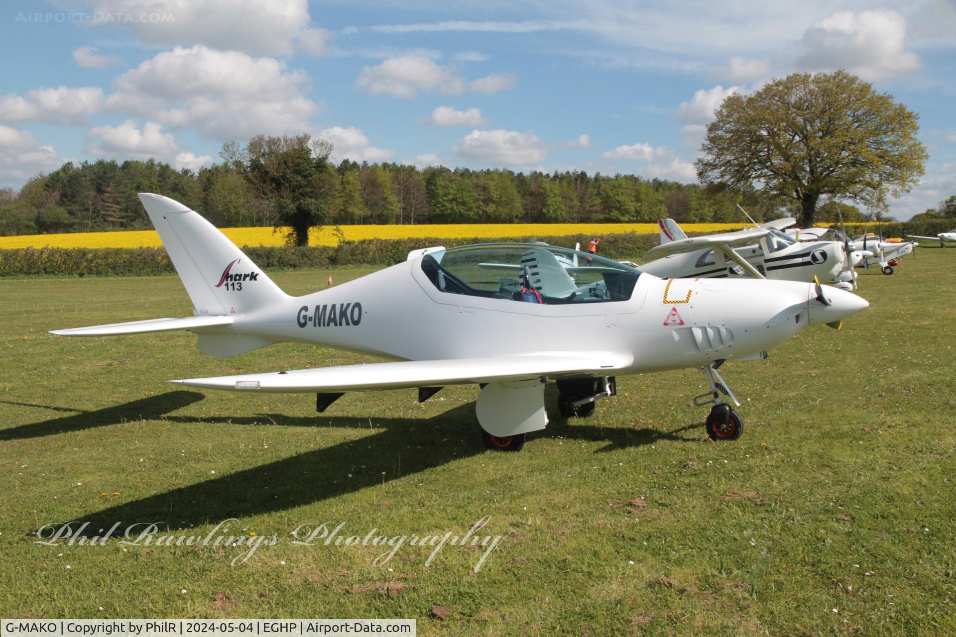 G-MAKO, 2023 TLAC Shark 600 UK C/N 113, G-MAKO 2023 The Light Aircraft Co Shark 600 Popham 04.05.24 (1)