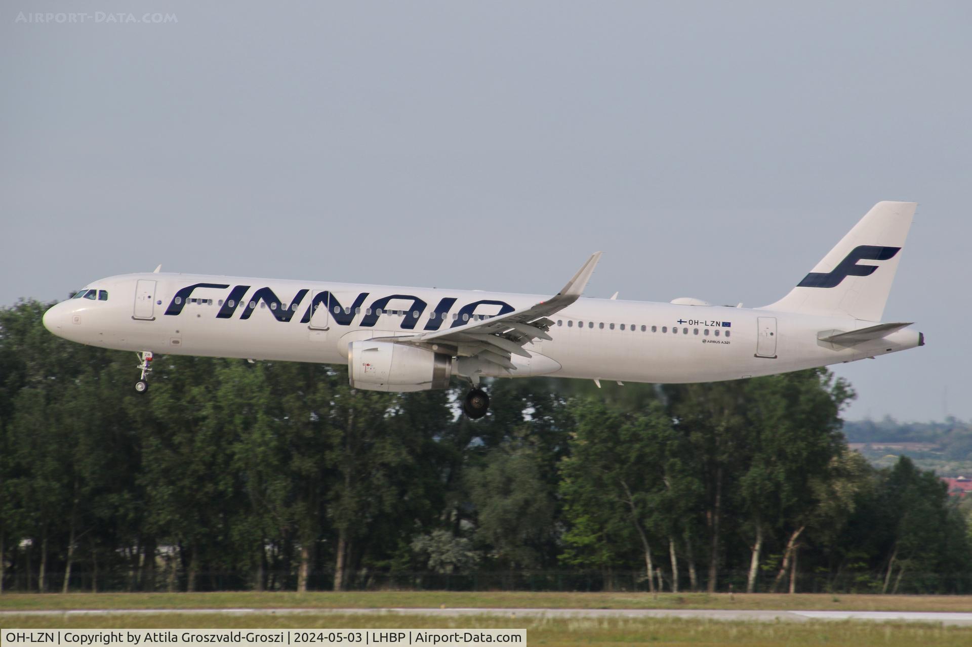 OH-LZN, 2017 Airbus A321-231 C/N 7570, LHBP/BUD - Liszt Ferenc International Airport, Hungary